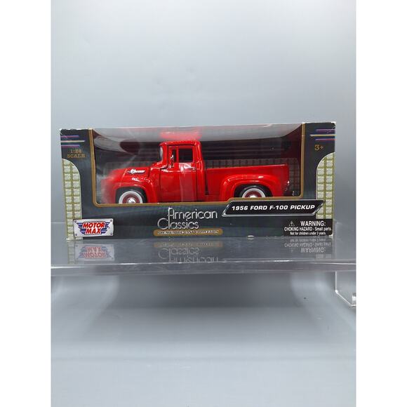 Motor Max 1:24 1956 Ford F-100 Pickup American Classics Premium Diecast Collect - Picture 1 of 10